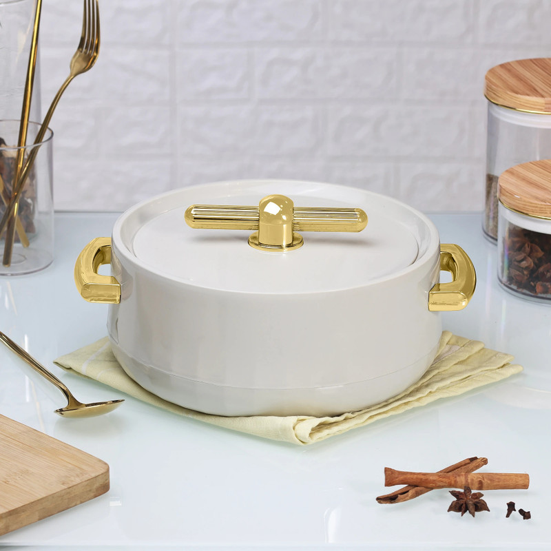 Selvel SELVEL Elegance-Casserole-Light Grey Thermoware Casserole(1700 ml)