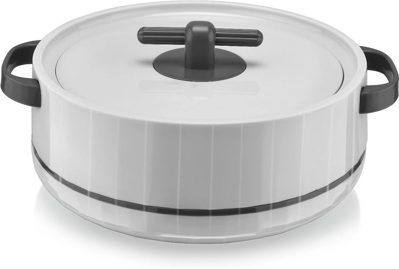 Bola DECOR-3000 Plastic Casserole for Food Searving InnerSteel Insulated 1.5 Litres Thermoware Casserole(1500 ml)