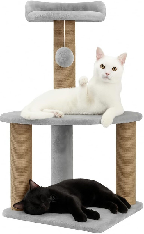 Furrylife Cat Tree Hammock Bed (Green) Cat Cage