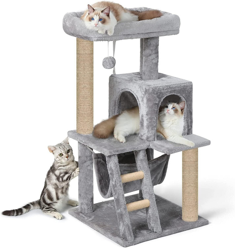 FURRLOVERS CLIMBING LADDER-85 Brown Free Standing Cat Tree