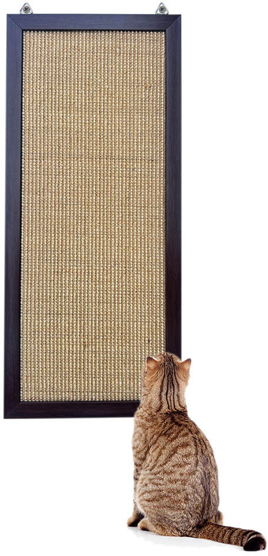 Mats Avenue Cat Scratch Pad, Heavy Ribbed Sisal Wall Mounting Cat Tree