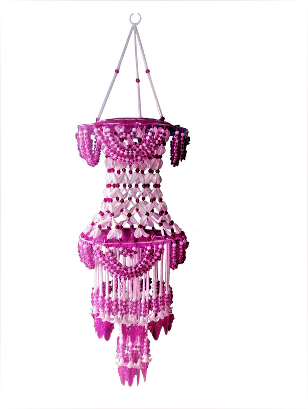 KAXTANG Chandelier Ceiling Lamp(Pink)