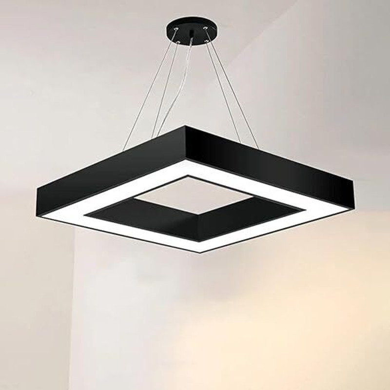 goblet square hollow ceiling light 600mm Ceiling Light Ceiling Lamp(Black)