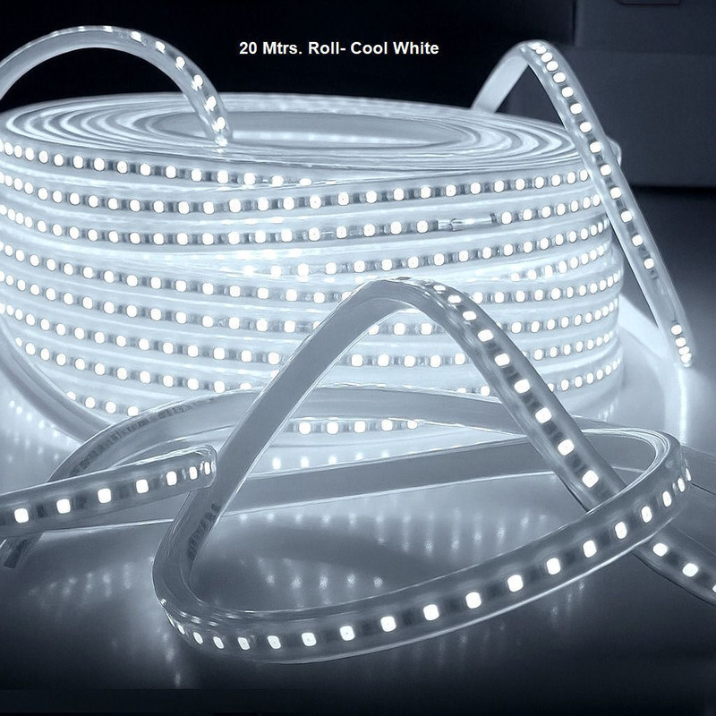 Hybrix LED Ceiling Strip Cove Light (20 Mtr.) 120 LED Per Mtr, With Adaptor, Cool White Ceiling Light Ceiling Lamp(White)