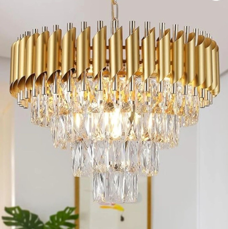 Yavik 400mm gold ceiling light ceiling lamp Chandelier Ceiling Lamp(Gold)