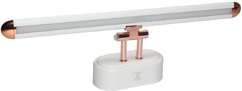 OTSLights 12W White Body Rose Gold Finish Mirror Picture Light in 3in1(Cool-Natural-Warm) Recessed Ceiling Light Ceiling Lamp(White)