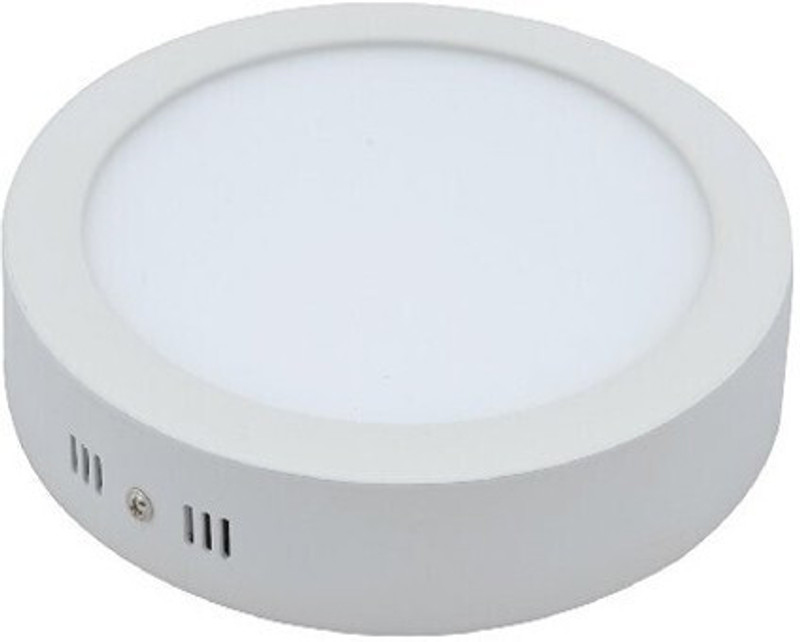 GALAXY 18 watt surface round cool white pack of 1 with 1 years warranty Ceiling Light Ceiling Lamp(White)