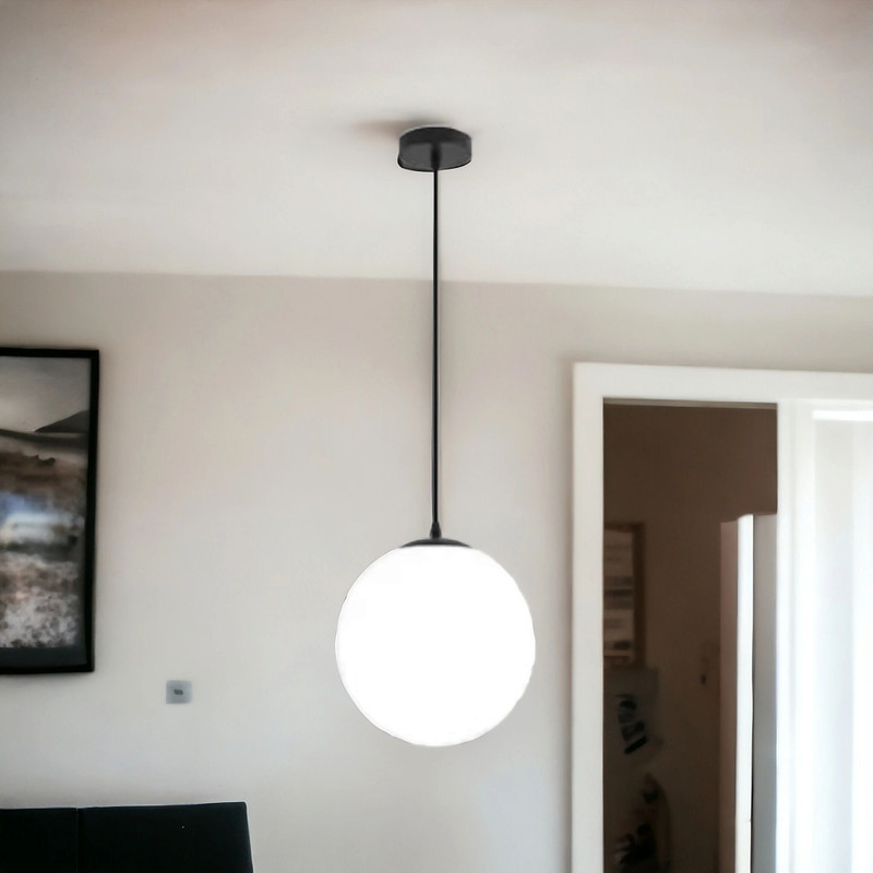 LYMON Black Hanging Light for Living Room Bulb not Included hanging Lamp (Pack OF 1) Pendant Lamp Ceiling Lamp(Black)