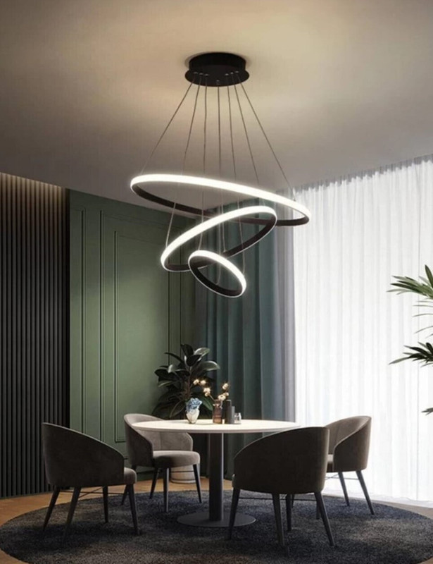 AKRIK 55_300 Chandelier Ceiling Lamp(Black)