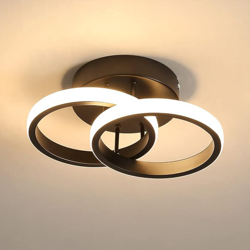 HomesElite Ceiling Light Ceiling Lamp(Black)