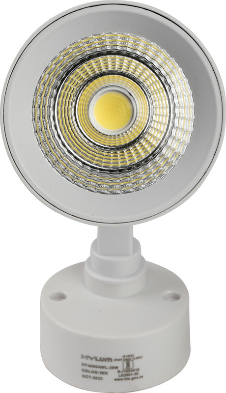 Hylum LED 30 Watts Warm White Wall Light Spot Light/ Focus Light, Rotatable Light Head Surface Ceiling Light Ceiling Lamp(White)