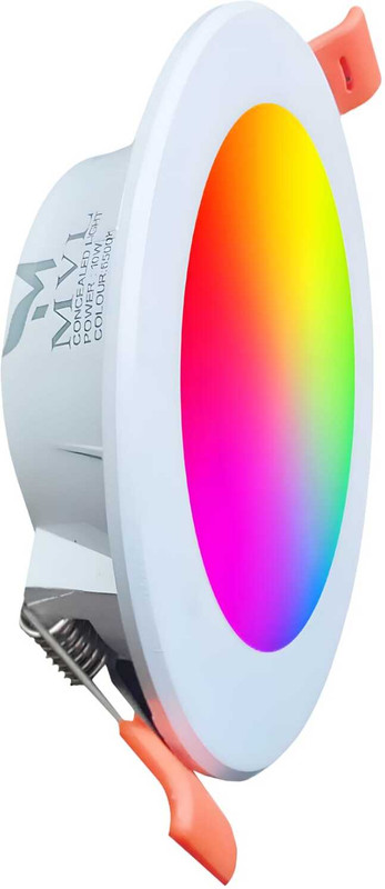 MVL MVL 10W Maxa 3-in-1 Round LED DownLight Color Changing (Red,Blue,Pink) Pack of 1 Recessed Ceiling Light Ceiling Lamp(Red, Blue, Pink)