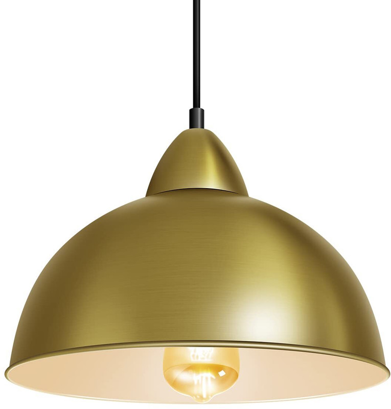 Wipro BeuHome BP01 Premium Indoor Decorative Light with Contemporary Sleek Design Pendant Lamp Ceiling Lamp(Gold)