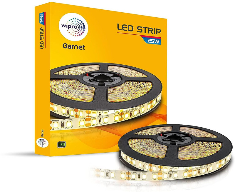 Wipro Garnet 25W LED Strip with 60 LED/mtr, Warmwhite Chandelier Ceiling Lamp(Yellow)