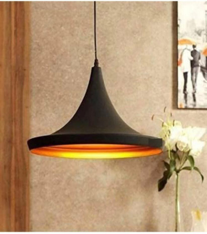 Adwait Hanging and Pendant Light and LAMP (Black) Ceiling Light Ceiling Lamp(Multicolor)