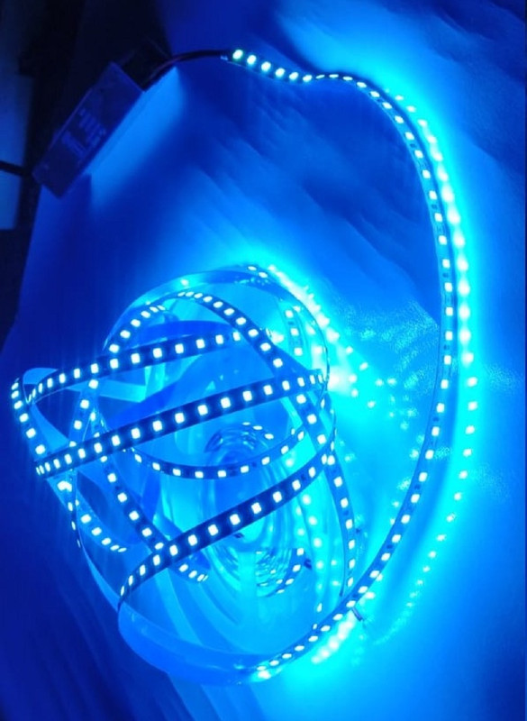 RADIANT LED 240 LED per Meter LED Flexible Strip Cove Light -(5 Mroll)(Blue) Ceiling Light Ceiling Lamp(Blue)