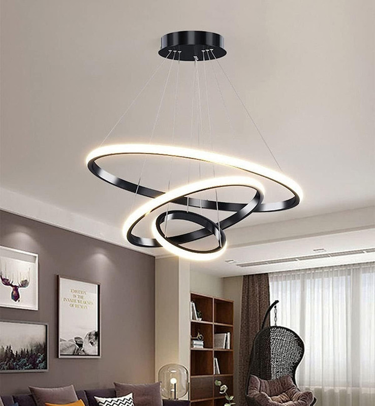 Adwait 600mmRoundLED Light Chandelier Ceiling Lamp(Gold)