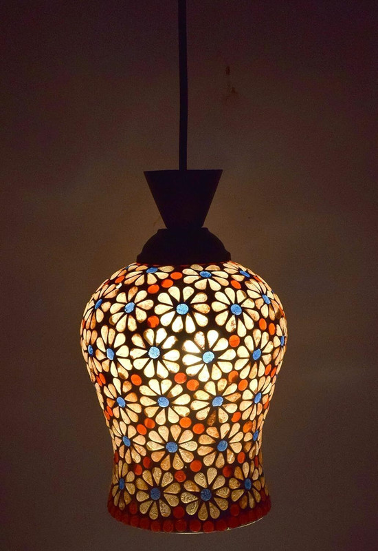 zsquarehp Chandelier Home,Living Room Jhumar Lighting(Pendant - 06, Black Ceiling Light Ceiling Lamp(Multicolor)