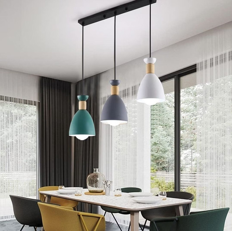 Brightlyt Aluminum Bedroom Hanging Light, Hanging Lamps, Lights for Restaurants Ceiling Light Ceiling Lamp(White, Grey, Green)