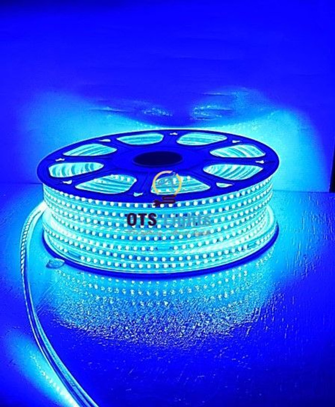 OTSLights Waterproof Led RopeLight for Indoor/Outdoor with Adapter(Blue)3 Mtr Track Light Ceiling Lamp(White)