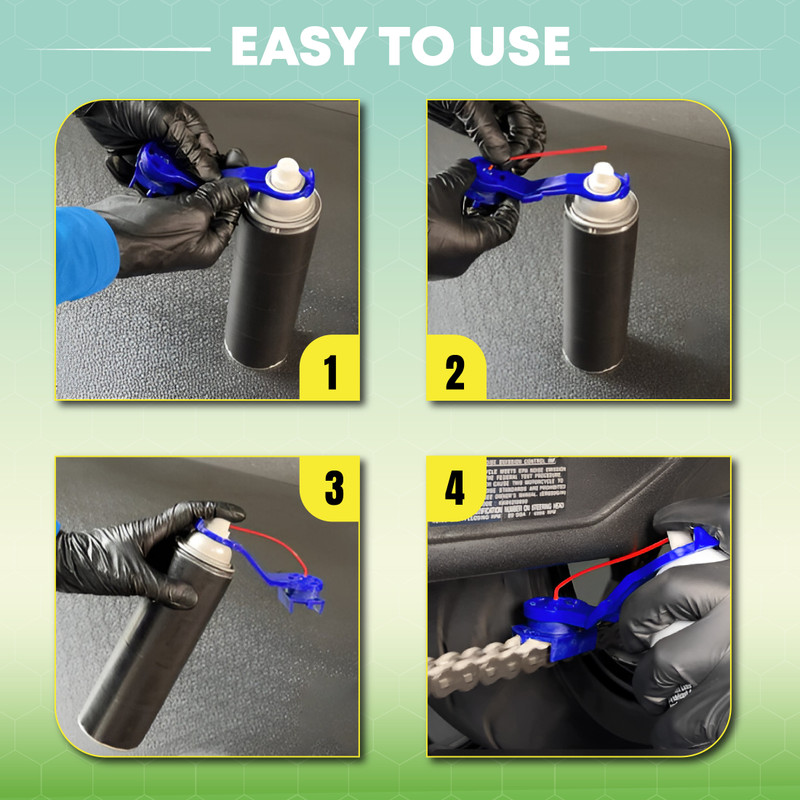 BRXR Bike Chain Cleaner and Lube Spray With Brush & Chain Oiler Nozzle Dispenser For Removes Dirt, Grease And Lubricate | Increases Chain Performance Chain Oil(300 ml, Pack of 4)