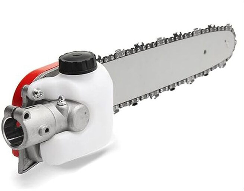 DVI 26mm Chainsaw Attachment for Brush Cutter – Heavy Duty Wood Cutting Tool Cordless Grass Trimmer(Automated Feed)
