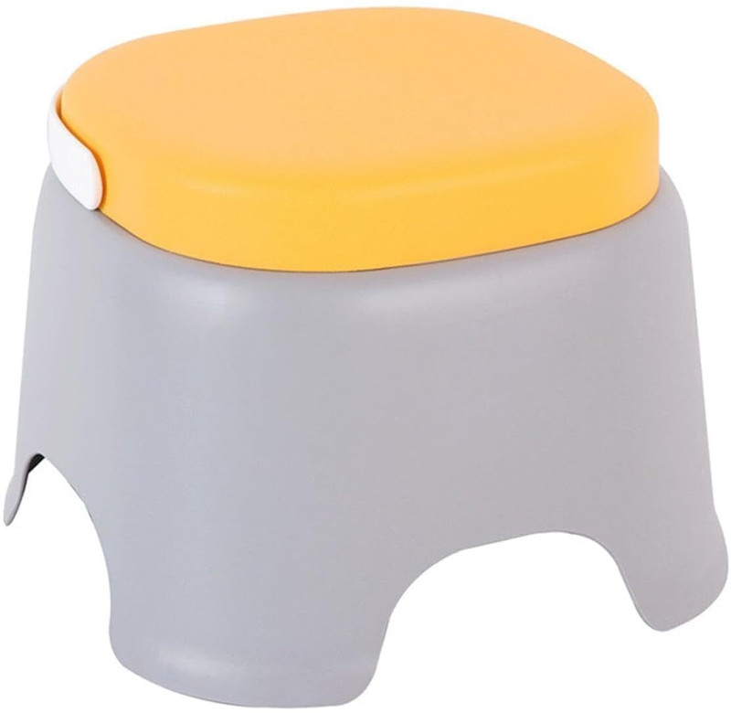 BHAJANSHREE Plastic Step Stool with handle Multipurpose Bathroom&Home Stool Anti-Slip Design(Multicolor)