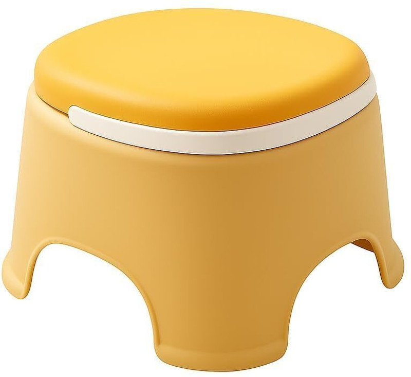 BHAJANSHREE Multipurpose Bathroom Kitchen Step Stool(Yellow)