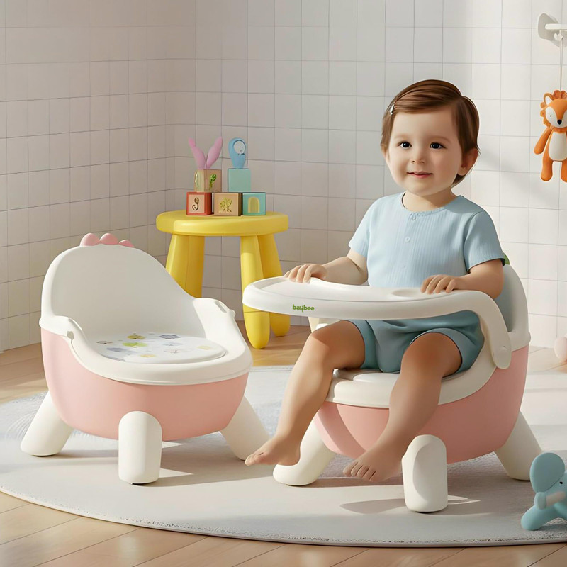 baybee Booster Seat for Baby Feeding Baby Food Chair with Cushion and Dining Tray(Multicolor)