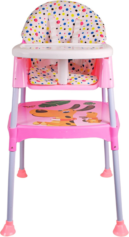 Playmore Multipurpose Baby Feeding Booster Seat for Kids with removable Tray High Chair(Pink)