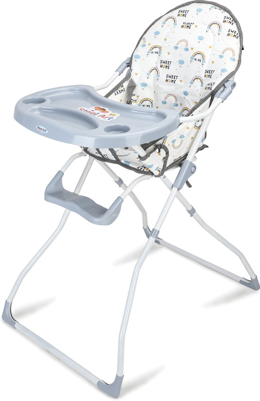 mlu Premium Adjustable Baby High Chair Feeding For Infants & Toddlers Eating Chair(Grey)