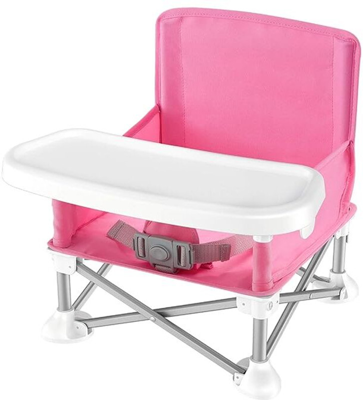 Birud Portable Space Saver High Chair - Toddler Booster Seat(Pink)