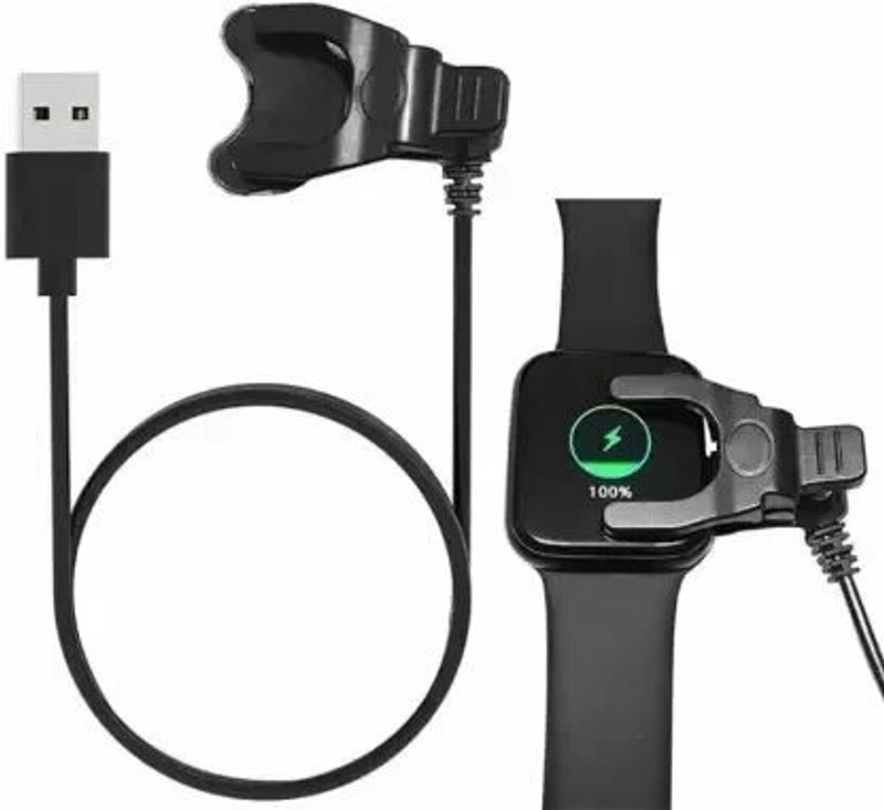 Mobofix Universel ClipSmartWatch Charger 2 Pin Cable W26plus T500 T55 Noise ColourFitPro Charging Pad