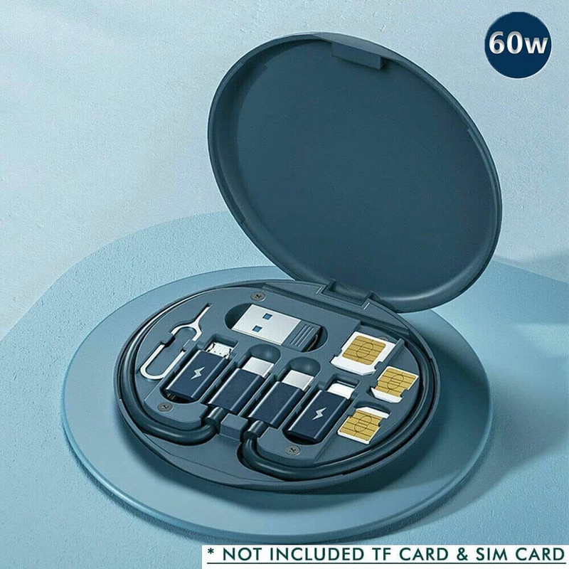 CHG All-in-One Quick Charging Data Cable Storage Kit & Hidden Holder, Kit Universal Charging Pad