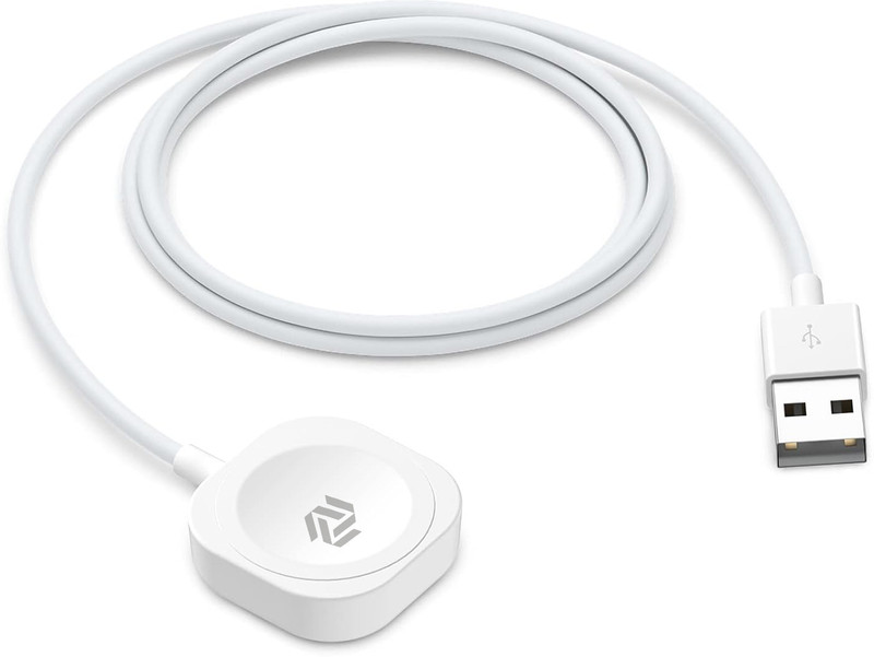 Jxrev USB Square iWatch Charger Magnetic Charger Cable For iWatch 10/9/8/7/6/5/4/3/2 Charging Pad