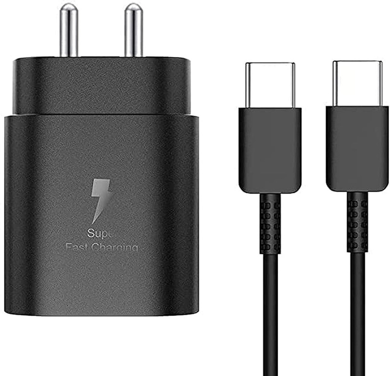 Zybux Original 25W USB-C Samsung Galaxy M34 5G Mobile Super Fast PD Charger Adapter Charging Pad