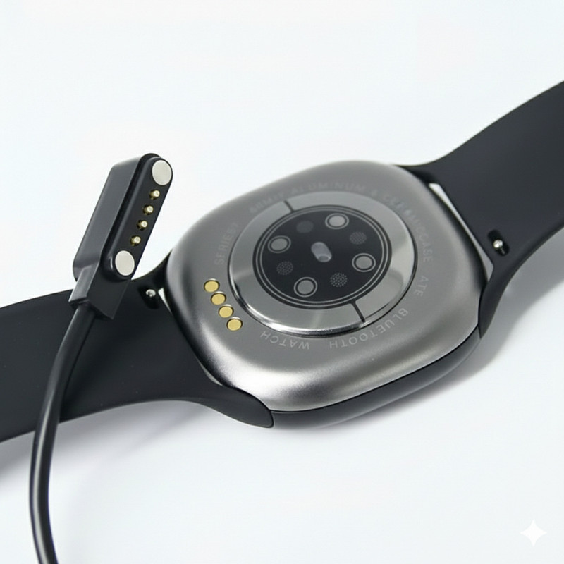 clickon FireBolt Emperor & Wonder 4-Pin Magnetic Smartwatch Charger USB Cable Fast Watch Charging Pad