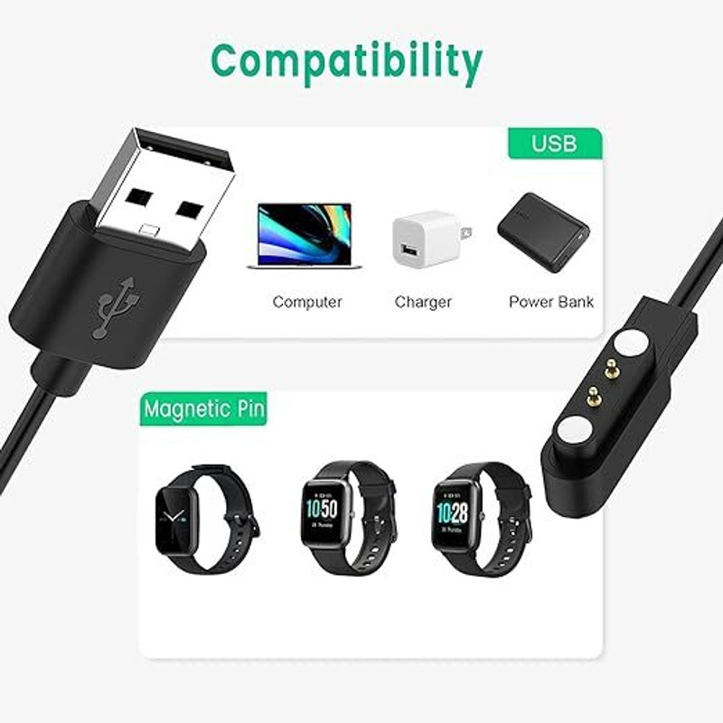 Expresscraft FB Smart Watch Charger Magnetic, Charging Cable Boat tend, Noise Charging Pad