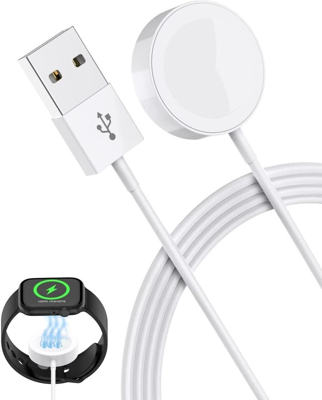 Jxrev USB I Watch Charger Compatible for iWatch Series 10 9 8 7 6 5 4 3 2 SE/2 Charging Pad