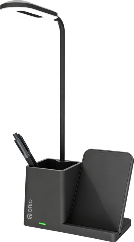 ONIC 3 in 1 Wireless Charger with Lamp & Pen Holder 15W Fast Charge Charging Pad