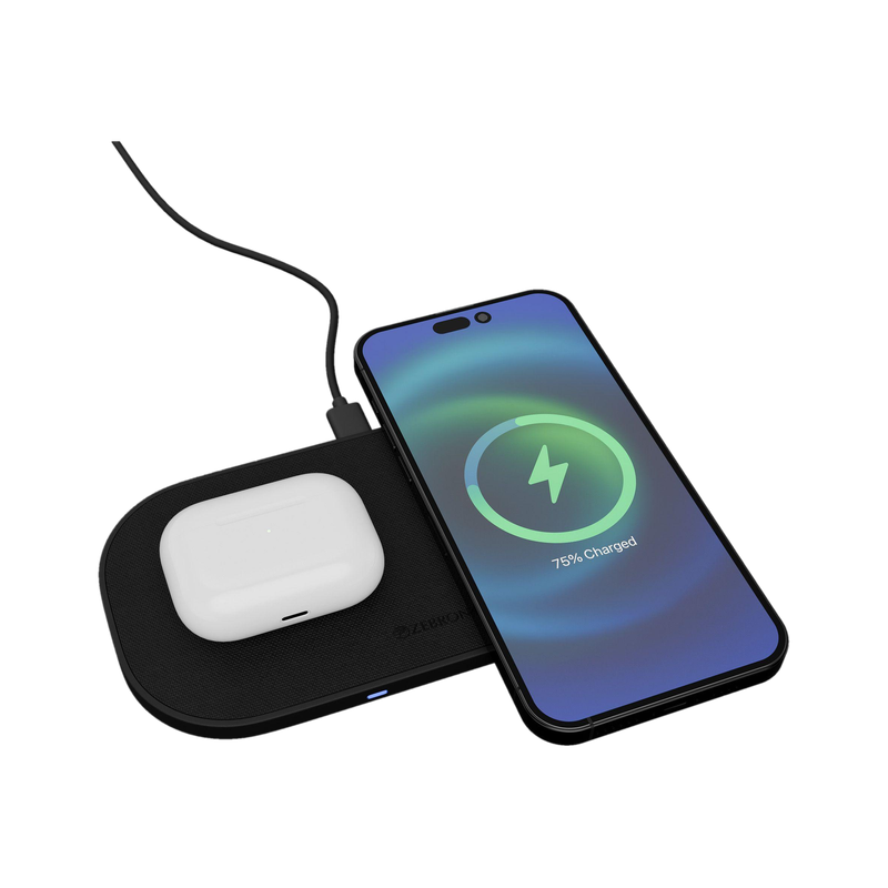 ZEBRONICS Zeb-WCP215(Black) Charging Pad