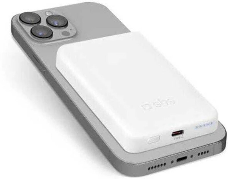 poxi 10000 mAh 30W Wired & Wireless With Magnetic Power Bank White charging Pad Charging Pad