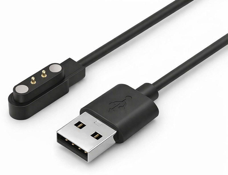 Rudraprathna 2-pin magnetic charging cable for FireBolt Smartwatch Charging Pad