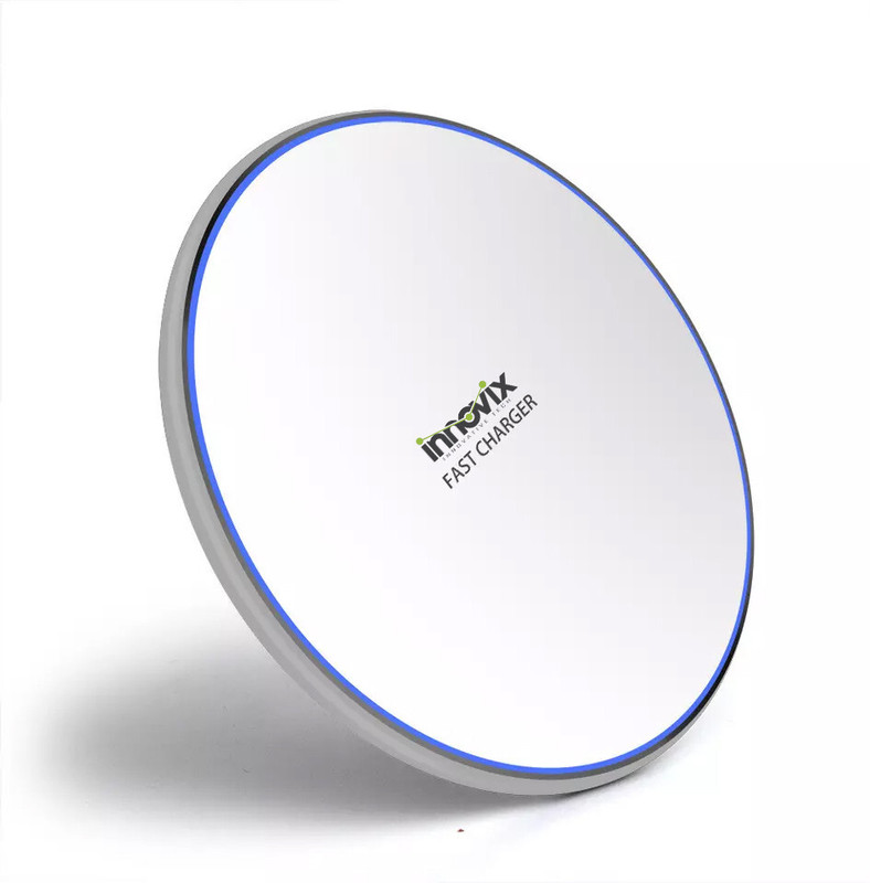 INNOVIX 15W Qi-Certified iPhone Series Type-C Port Wireless charger Slim Charging Pad