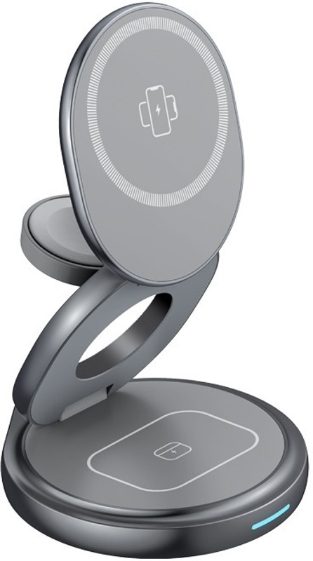 Neopack 22.5W Transformer 3IN1 Wireless Charger QI2 For iPhone, iWatch & Airpod Charging Pad