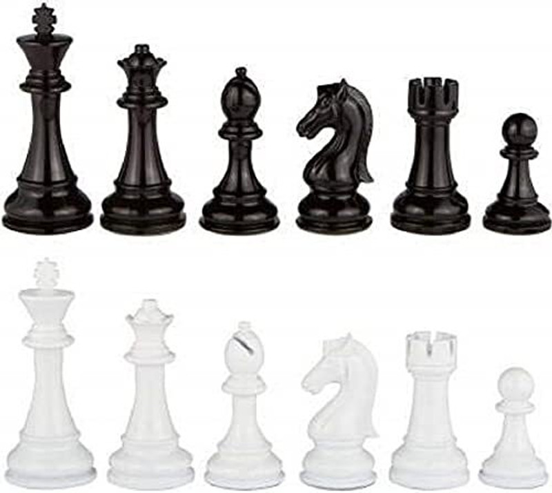 BBK Acrylic Carrom & Chess Coin Combo – 2.5 Inch Professional Quality Carrom Pawns(Pack of 19)