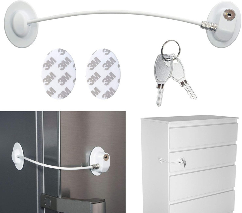 ez iving EZ-DL-0147 Child Safety Strap Lock(White)
