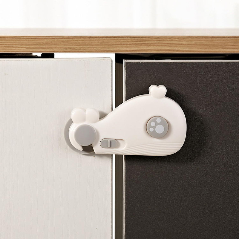 Safe-O-Kid SOKLOCK01 Child Safety Latch Lock(Grey, White)