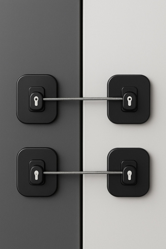 Modexa Global Lock01 Child Safety Door Lever(Black)