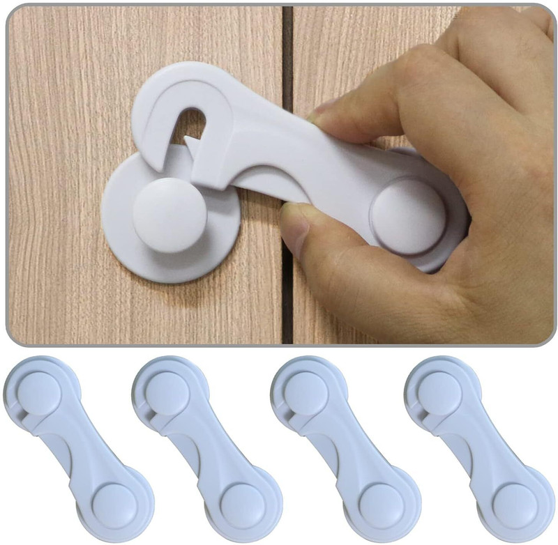 mapperz MAP-BABY-SAFETY-STRIP-SMALL-PC2 Child Safety Strap Lock(White)